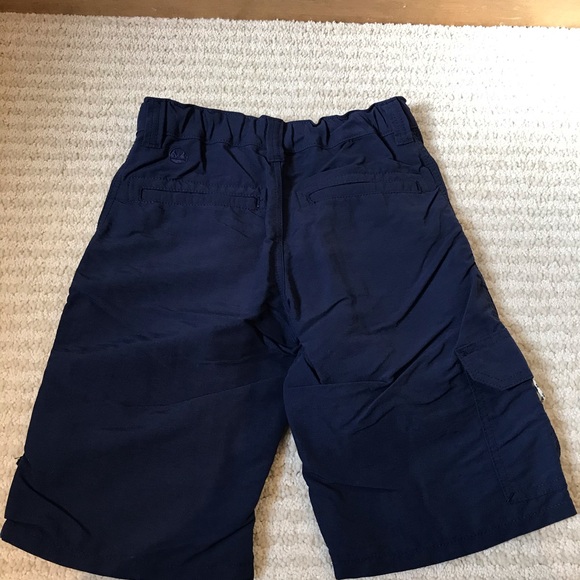 Boys navy shorts, athletic material I5 - Picture 2 of 3
